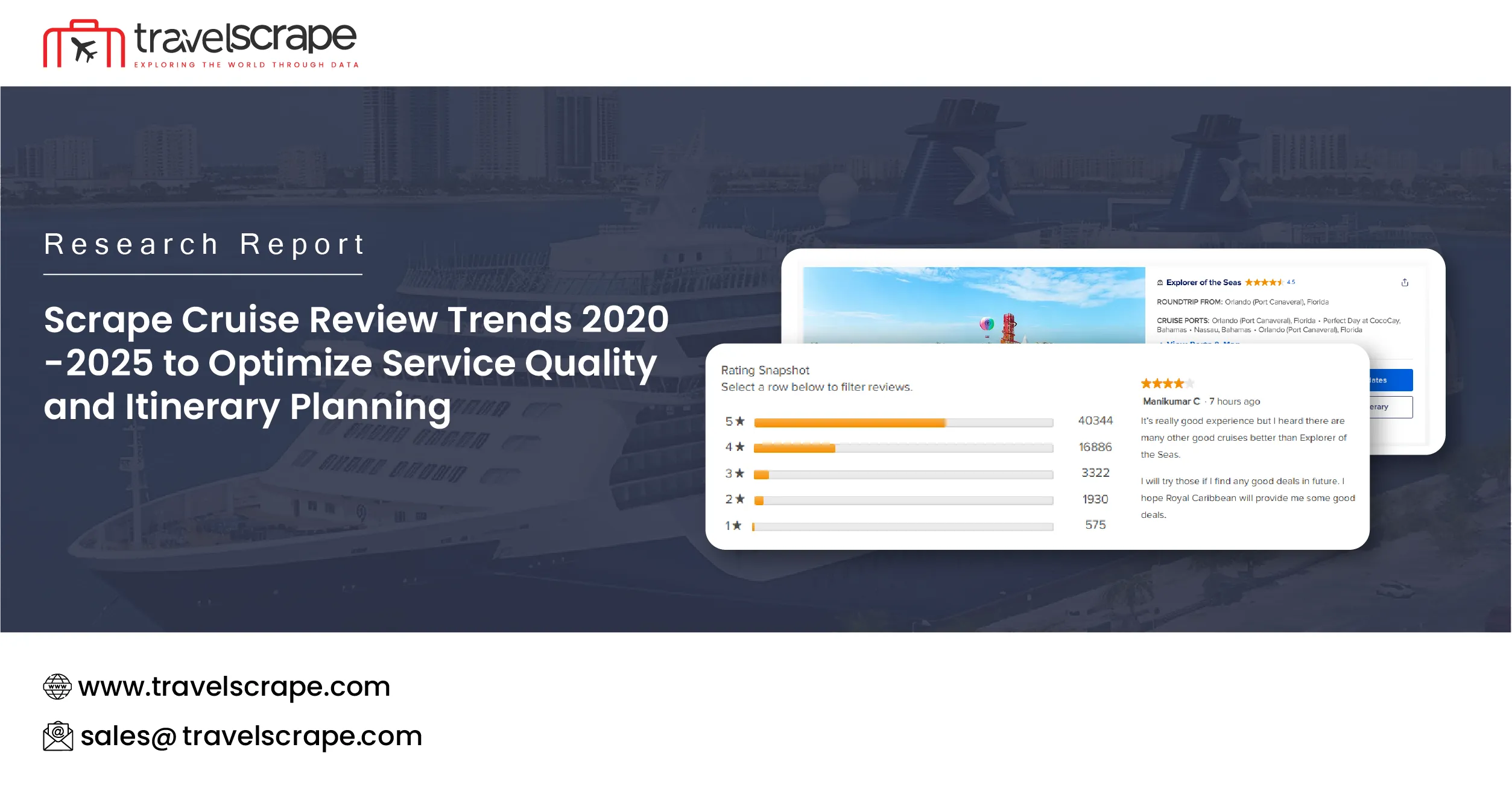 Scrape Cruise Review Trends 2020–2025 to Optimize Service Quality